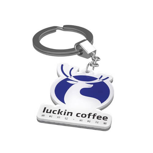 personalized acrylic photo keyrings with text custom logo keychains made to order makers